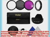 Professional Accessory Kit for CANON PowerShot SX500 IS SX510 HS Camera - Includes: Vivitar