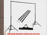 ePhotoInc Photo Video Studio Background stands Adjustable Photography Video Muslin Backdrop