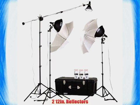 Smith Victor KT900 3 Light 1250-Watt Thrifty Mini-Boom Kit