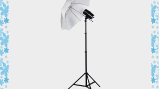CowboyStudio Single 180 Watt Photography Studio Monolight Flash/Strobe Umbrella Light Kit -