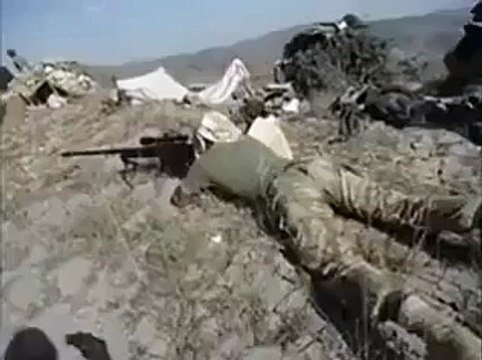 پاک فوج کا سنائیپر ایک خارجی کو جہنم واصل کرتے ہوے