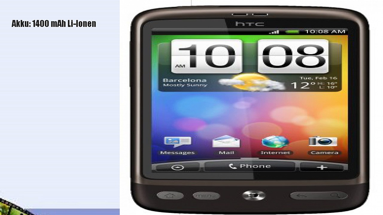 HTC Desire Smartphone (5 MP,  HSPA, Android 2.1, HTC