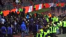 Letzten Sekunden KSC vs Jahn  Regensburg - Randale nach Schlusspfiff - Feiernde Regensburger Fans