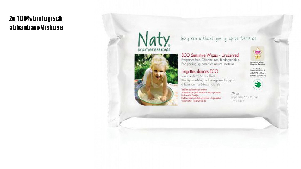 Nature Babycare Eco Sensitive Wipes - 10 x Packs of