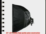 CowboyStudio 20 x 28 Inches Photography Studio Flash Speedlite Softbox with GAD L Mount Bracket