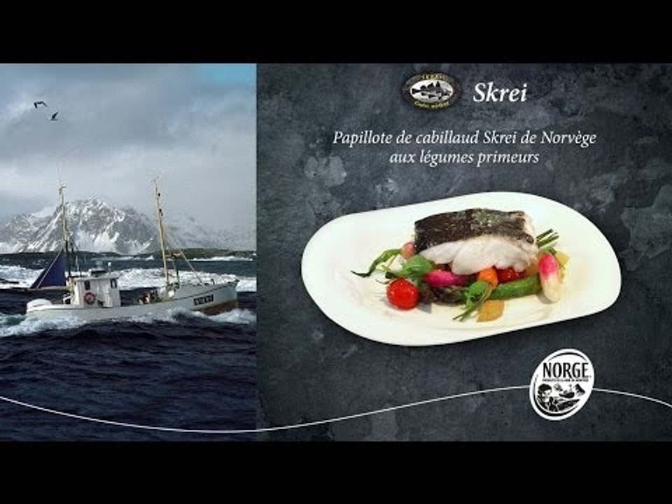Papillote de cabillaud Skrei de Norvège aux légumes primeurs - 750 Grammes