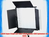 Fancierstudio 600 LED Light Panel With V Mount Dimmer Switch Video Light Kit Litepanel By Fancierstudio