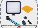 Bestlight? 120PCS LED 7.2W Energy-Saving 5600K Color Temperature LED Video Light with Rechargeable