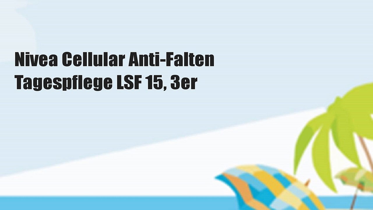 Nivea Cellular Anti-Falten Tagespflege LSF 15, 3er