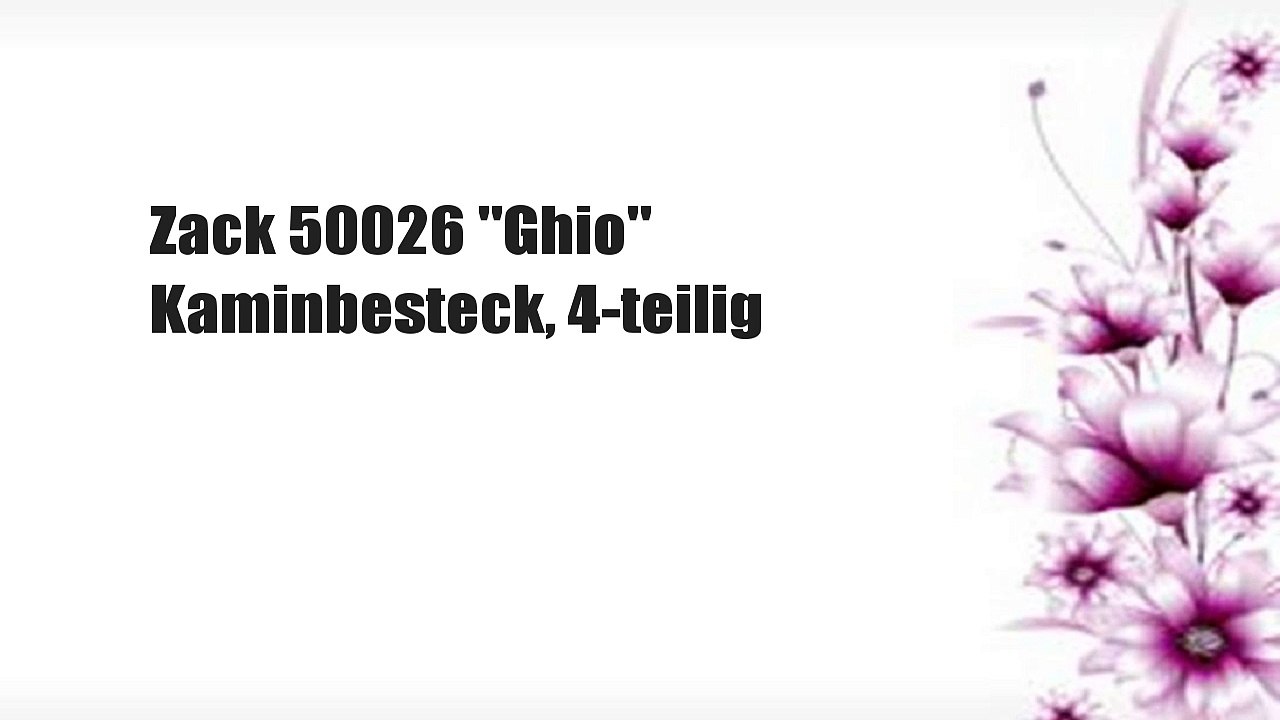 Zack 50026 'Ghio' Kaminbesteck, 4-teilig
