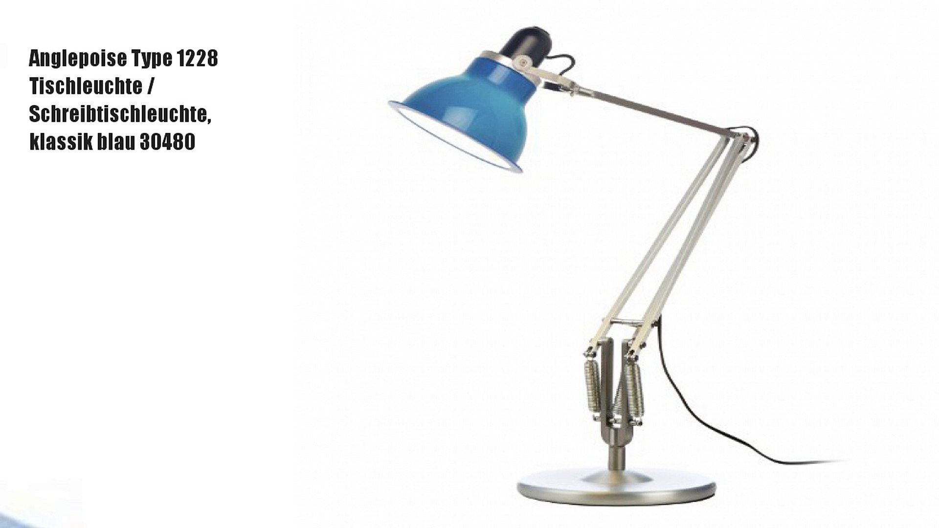 Anglepoise Type 1228 Tischleuchte Schreibtischleuchte Video