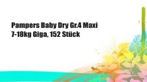 Pampers Baby Dry Gr.4 Maxi 7-18kg Giga, 152 Stück