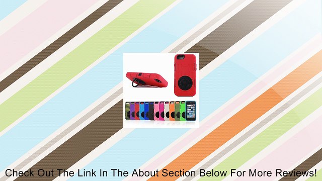 Baclee13 Three-in-One Premium Hybrid Protector Rubberized Back Cover Case with Ring Stand Review