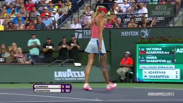Maria Sharapova best points - indian wells 2015
