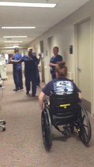 Belden aşşağısı felç olan genç kızın tedaviden sonra hemşiresiyle duygusal buluşması