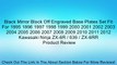 Black Mirror Block Off Engraved Base Plates Set Fit For 1995 1996 1997 1998 1999 2000 2001 2002 2003 2004 2005 2006 2007 2008 2009 2010 2011 2012 Kawasaki Ninja ZX-6R / 636 / ZX-6RR Review