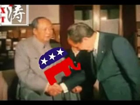 PRESIDENT OBAMA BOWS TO JAPANESE EMPEROR - nixon Hirohito & Mao Tse-Tung