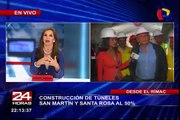 Rímac: túneles San Martín y Santa Rosa estarían listos en enero
