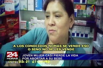 Joven casi pierde la vida por abortar a su bebé con peligrosas pastillas