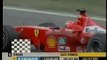 F1 Spain 2001 - Mika Hakkinen retires on last Lap Schumi team radio & Apology