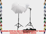 LimoStudio 6500K Day Light 840 Watt Photography 33 Umbrella Continuous Photo Lighting Kit AGG293