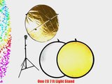 CowboyStudio Photo Reflector Arm and Stand kit with a 32in 2-in-1 Collapsable Reflector