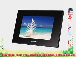 SONY digital photo frame D72N Black DPF-D72N / B (Japan Import)