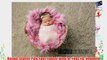 Basket Stuffer Pink Faux Flokati Wool or Faux Fur Newborn Photography Props Newborn Photo Props