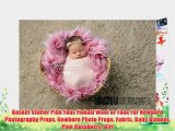 Basket Stuffer Pink Faux Flokati Wool or Faux Fur Newborn Photography Props Newborn Photo Props