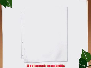 Pina Zangaro Express Polypropylene Sheet Protectors 14 x 11 10 Pack
