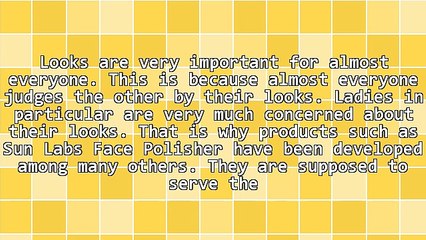 Tips On How To Use The Sun Labs Face Polisher