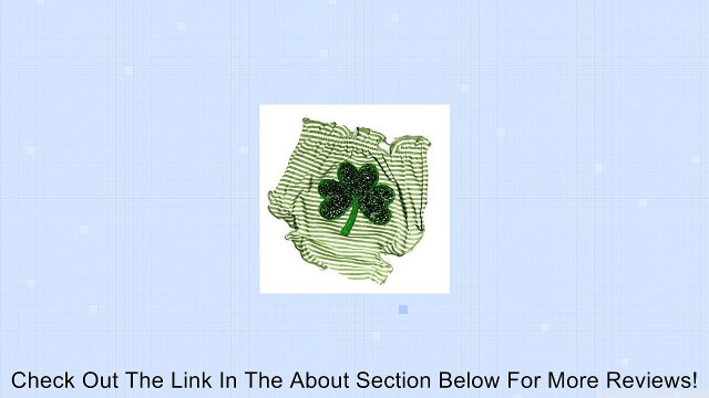 St. Patricks Day Baby Bloomer with Shamrock Review
