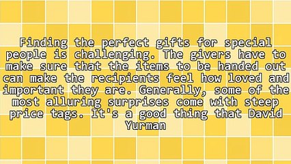 Stylish David Yurman Jewelry On Sale Makes Gift Buying Friendly To The Pocket