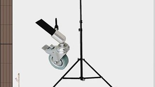 CowboyStudio 9ft Heavy Duty Spring Cushioned Video Light Stand with Three Professional Caster
