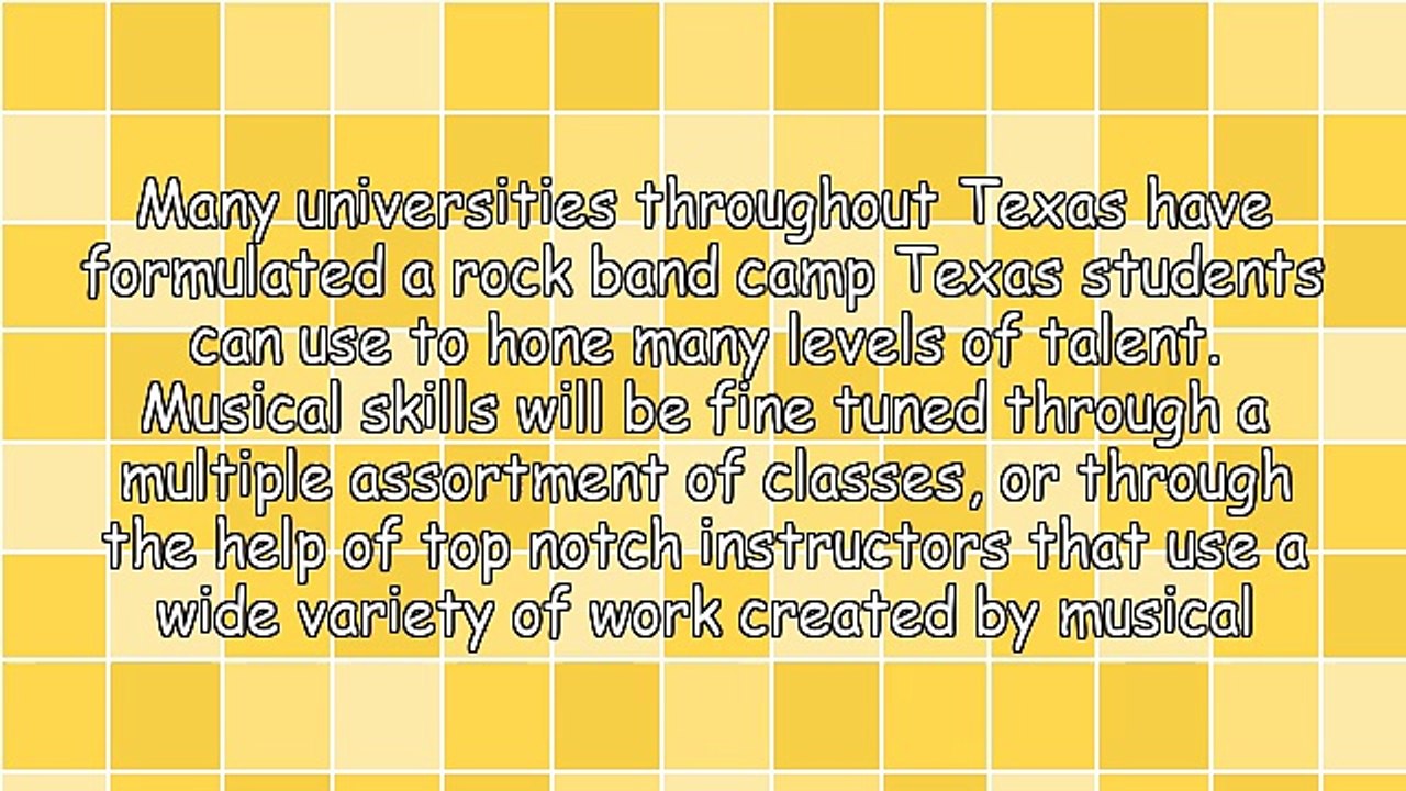 At A Rock Band Camp Texas Students Develop Performing Talents