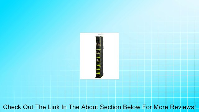 10 Shelf Hanging Shoe Organizer in Grey Review