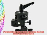 ePhoto Light Stand Support Studio Super Clamp Dual Head Clamps by ePhoto INC Sa28cl