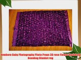 Newborn Baby Photography Photo Props 3D rose Flower Backdrop Beanbag Blanket rug
