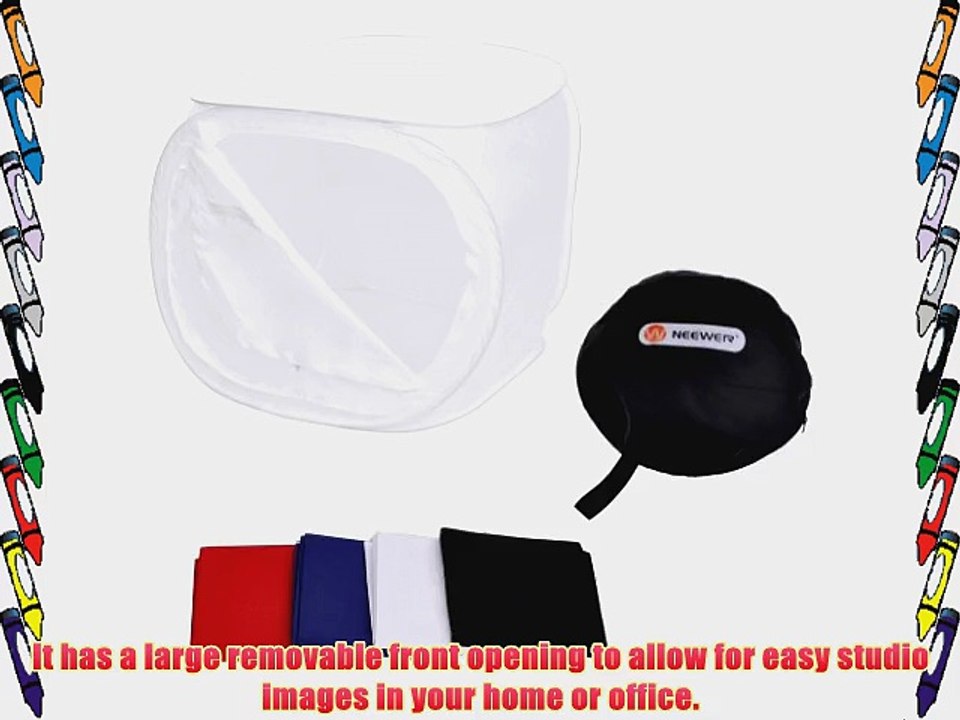 Neewer? 32x32 inch/80x80 cm Photo Studio Shooting Tent Light Cube Diffusion Soft Box Kit with