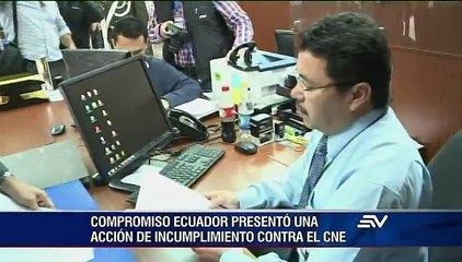 Compromiso Ecuador presentó acción de incumplimiento contra el #CNE