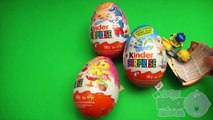 Opening 4 HUGE GIANT Kinder Surprise Easter Eggs! With Hello Kitty and Despicable Me Minio