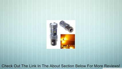 2Pcs Amber Bau15s 7507 High Power 1156 6000k 30w Projection LED Front Turn Signal Light Review