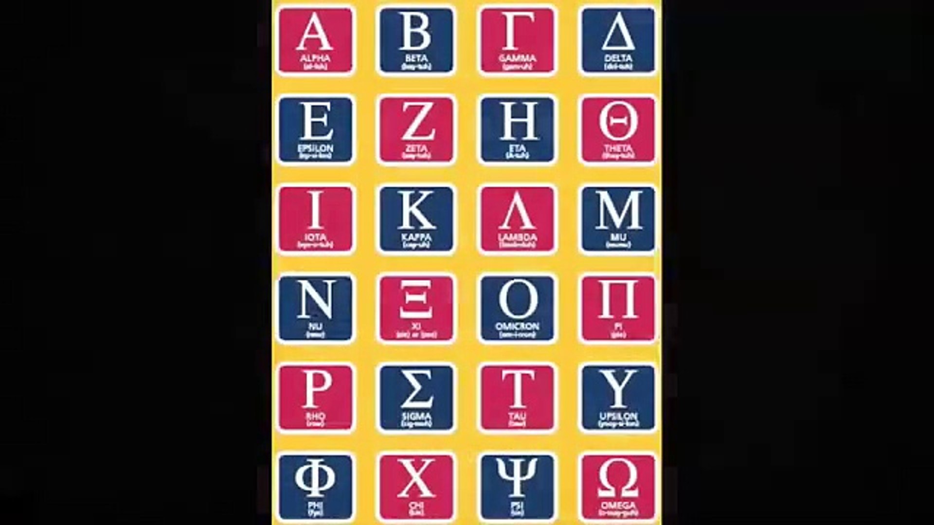 Greek Alphabet Song Video Dailymotion