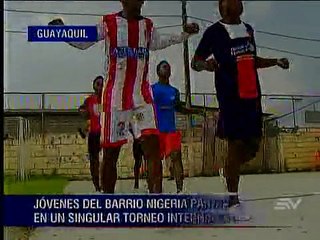 Jóvenes del barrio Nigeria de Guayaquil participarán en campeonato internacional