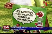 13 muertos y más de ocho mil casos de dengue en todo el Perú