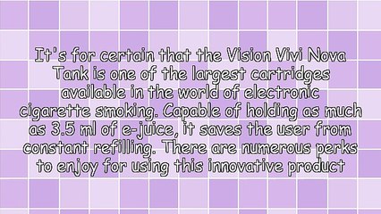 The Benefits To Enjoy For Installing The Vision Vivi Nova Tank