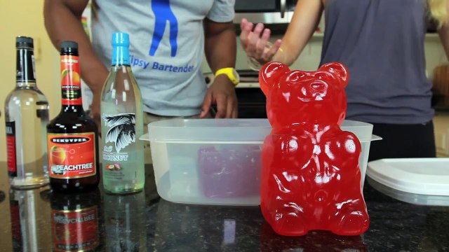 How to make Giant Vodka Gummy Bear! - Tipsy Bartender