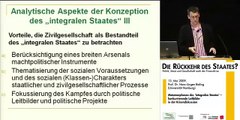 Prof. Dr. Hans-Jürgen Bieling: Metamorphosen des integralen 'Staates' 2/6