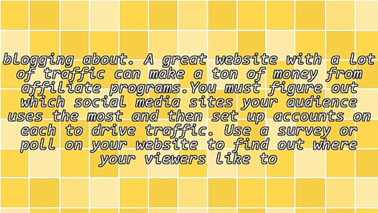 Affiliate Marketing Online - Few Tips To Help You Succeed