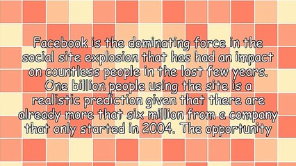 Facebook Marketing - A Powerful Business Tool